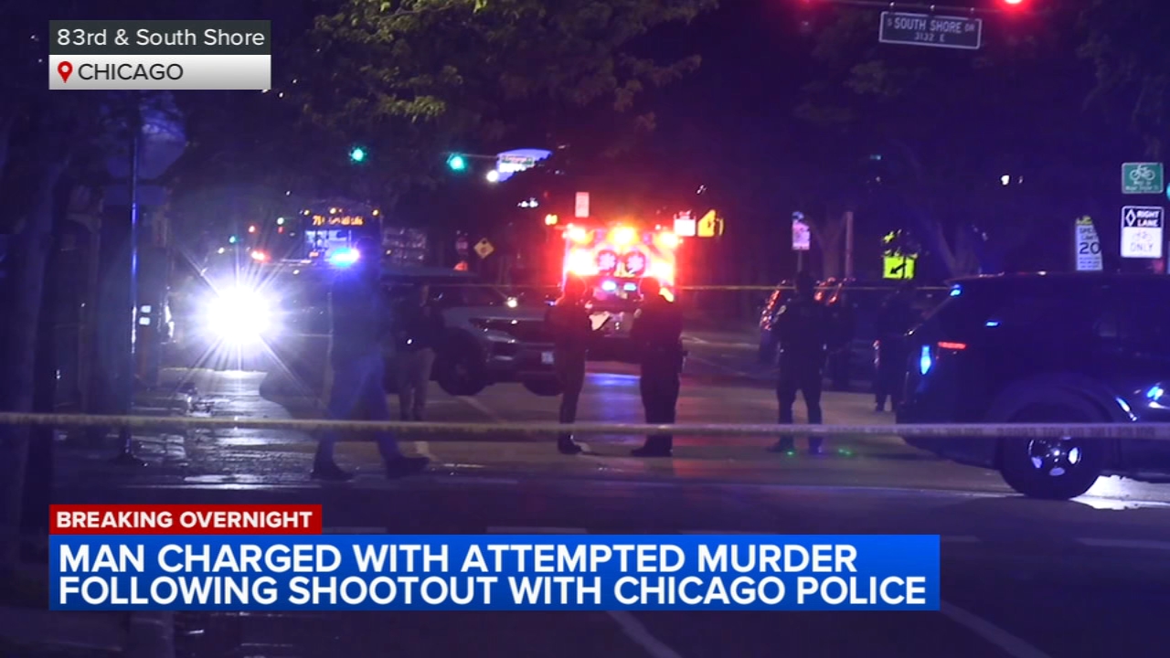 Man charged with attempted murder following shootout with Chicago ...