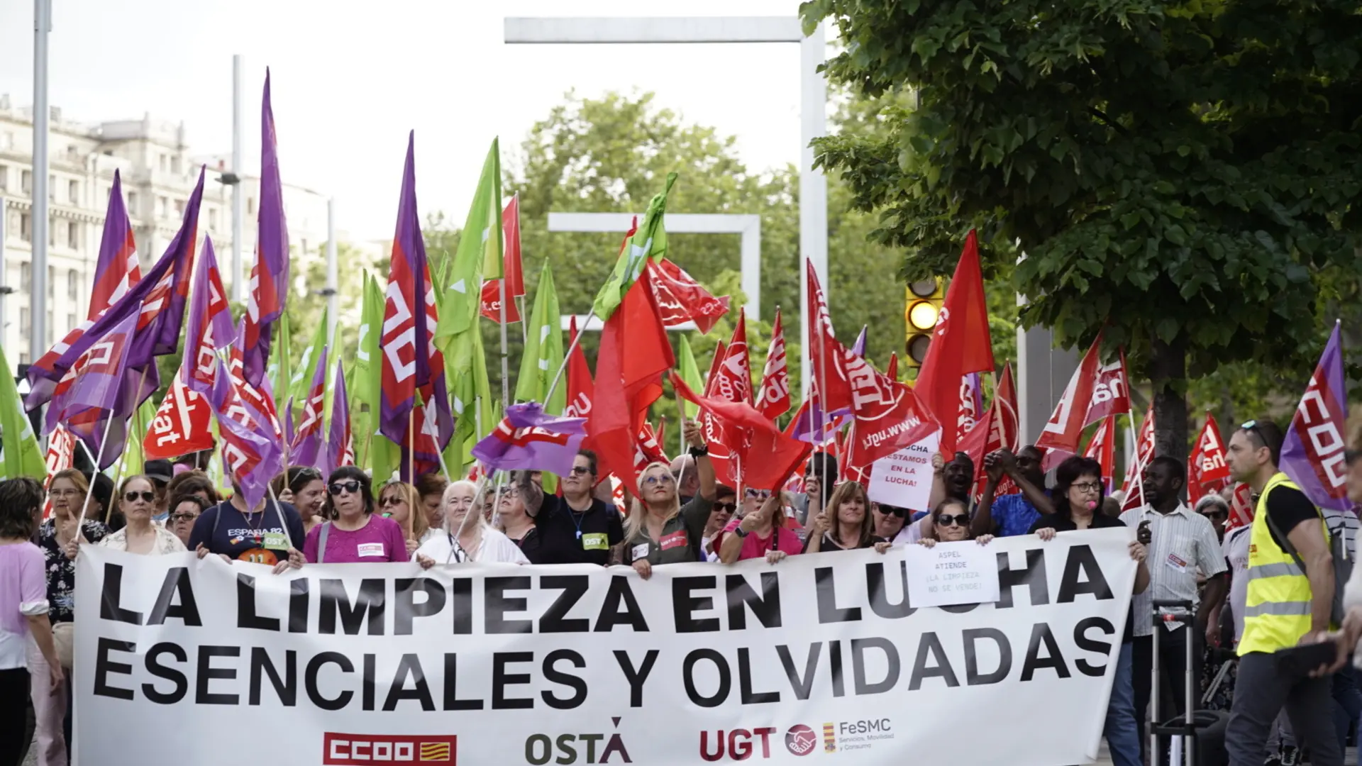 El sector de la limpieza irá a la huelga en Zaragoza por el bloqueo en ...