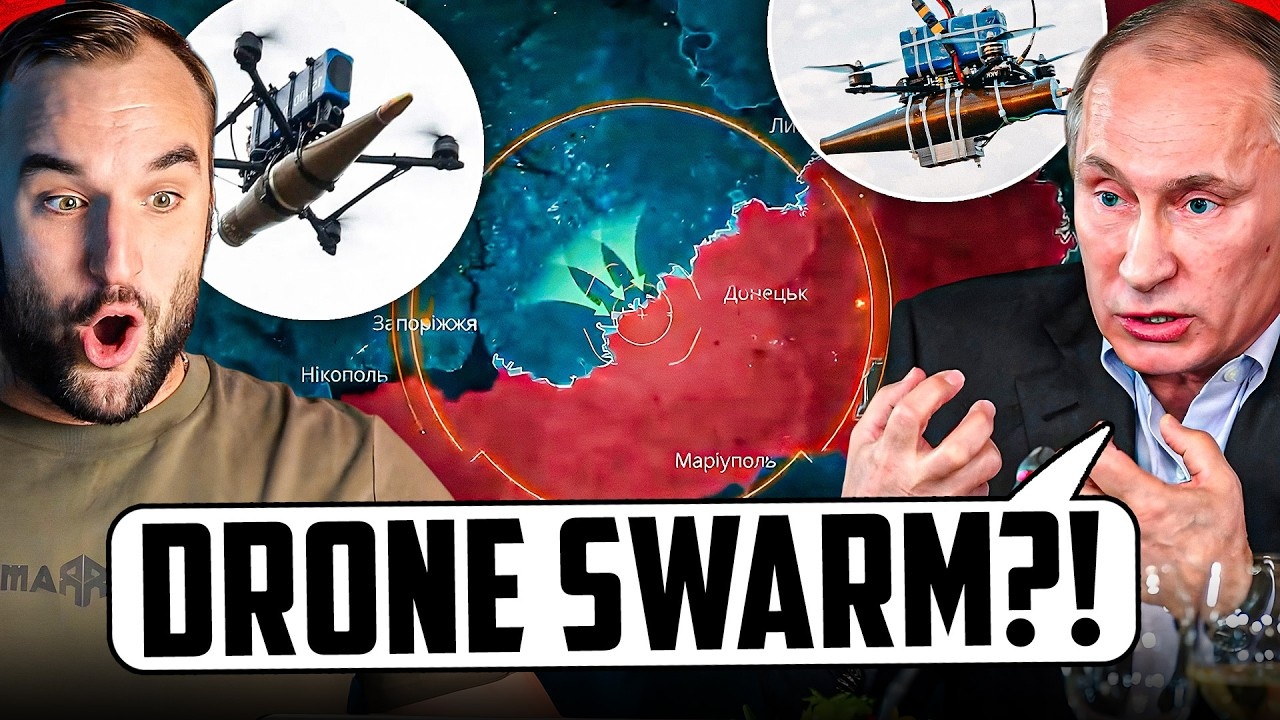 Ukrainian forces use drone swarms to crush Russian positions