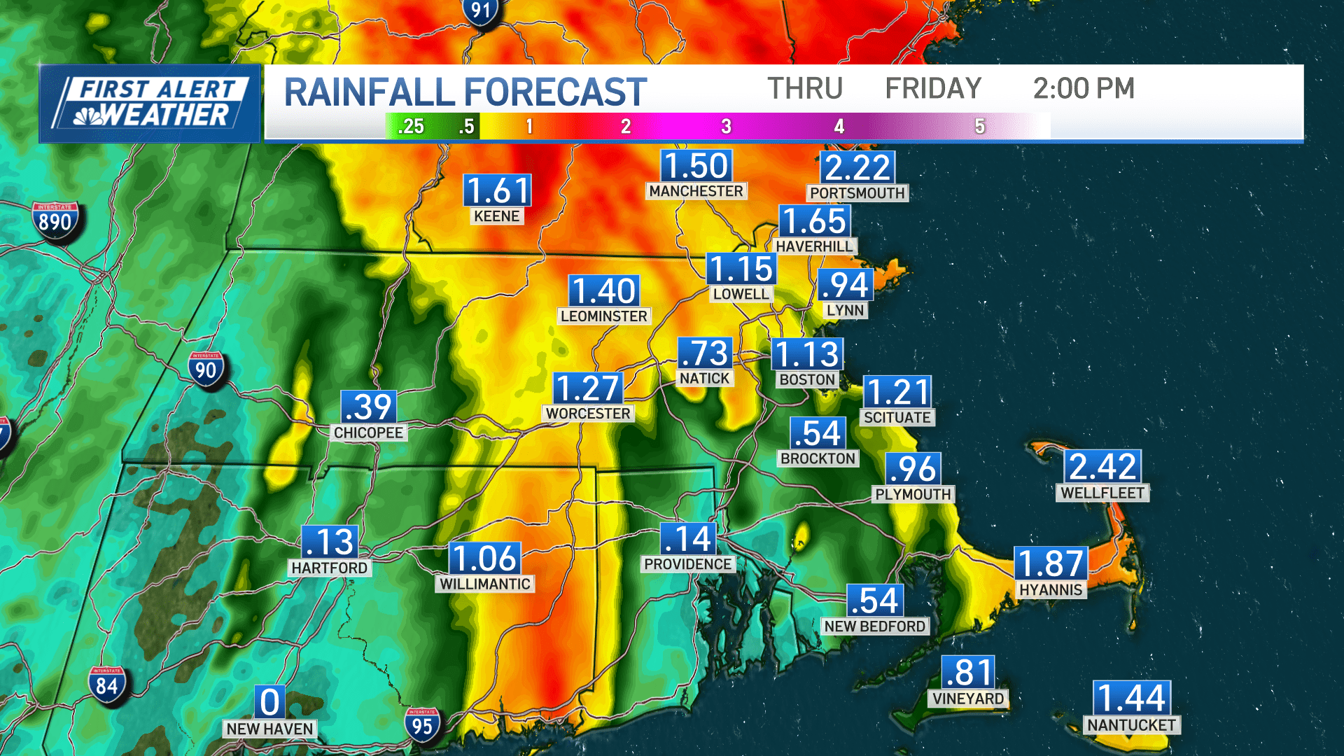 First alert: Downpours expected by this afternoon (live weather radar)