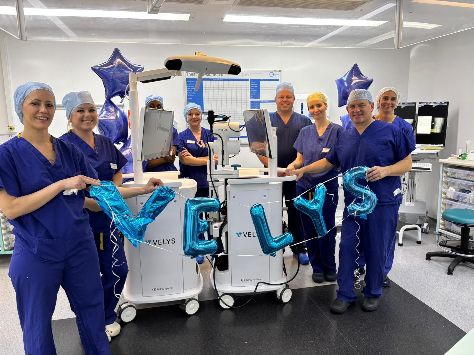 Three Shires Hospital completes its first VELYS robotic assisted knee ...