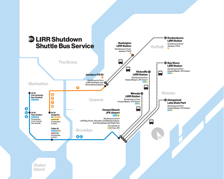 LIRR strike: How to get around with service shut down