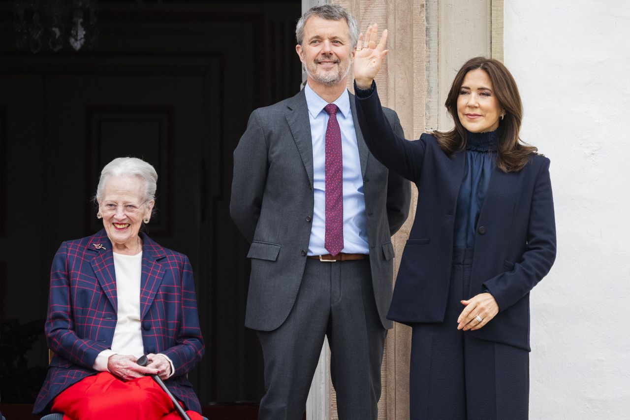 King Frederik and Queen Mary of Denmark laugh off potentially awkward ...