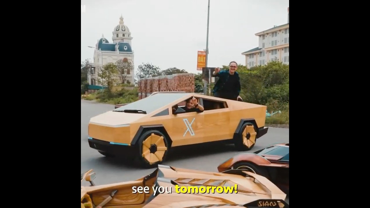 Mind-blowing handcrafted wooden cars: Real driveable replicas in action!