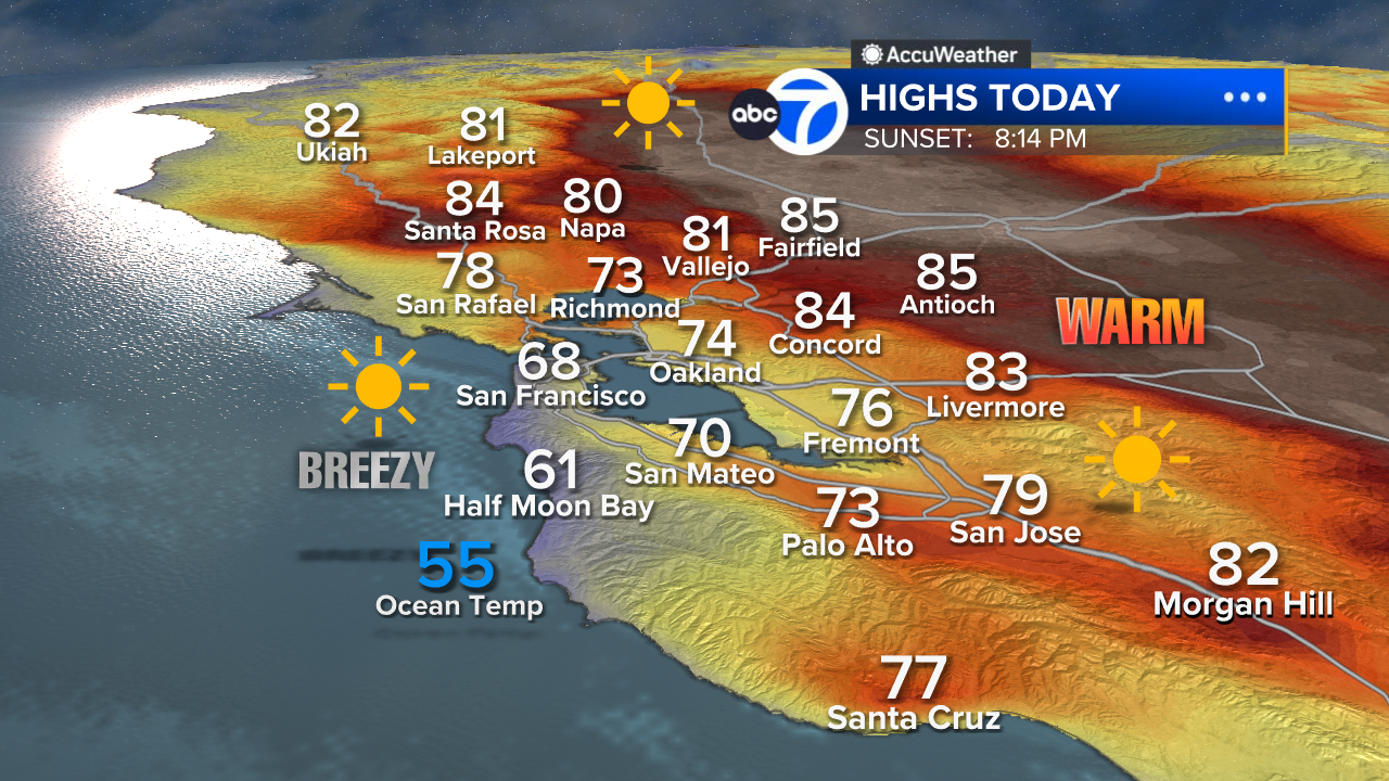 AccuWeather forecast: Warming trend begins under sunny skies, breezy ...
