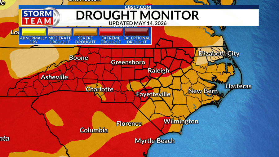 No significant change to drought for North Carolina