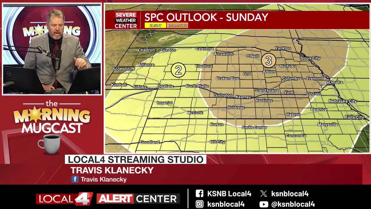 Isolated thunderstorms are possible to end the week, but all eyes turn ...