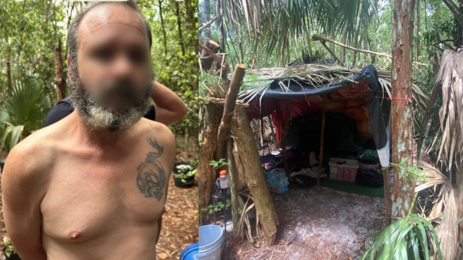 US Marshals find Pa. fugitive living in the woods in Naples