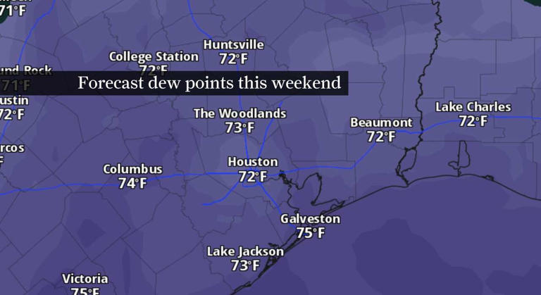 Humidity levels in Houston are rising fast. Here's when it gets worse