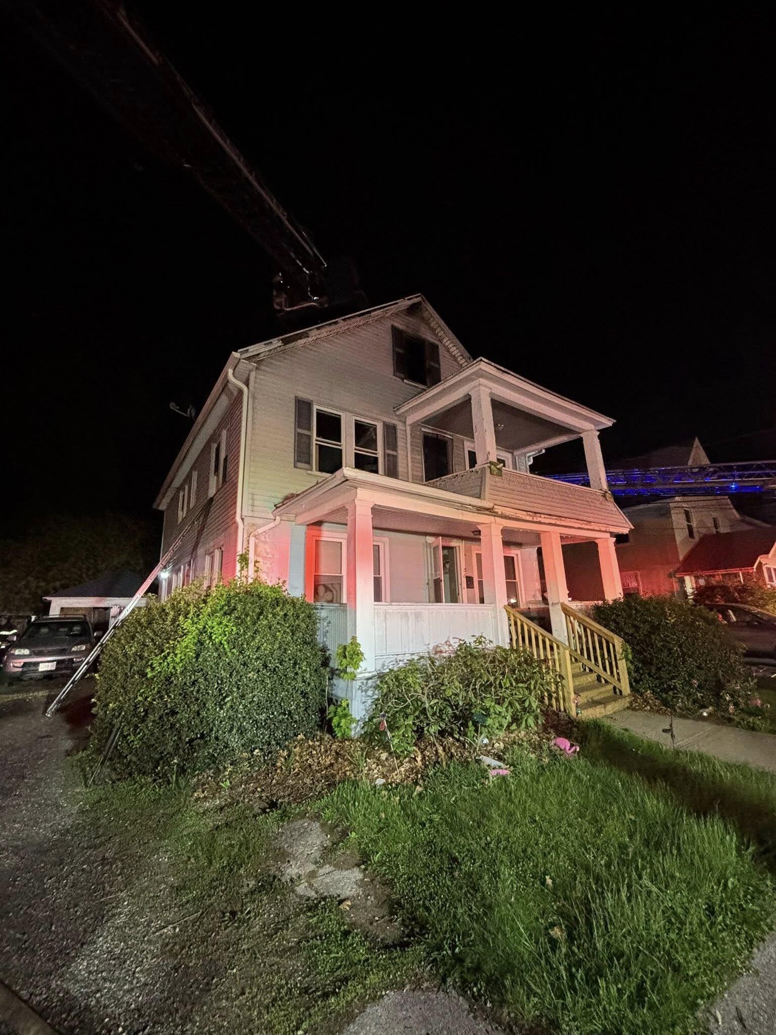Seven people displaced in late-night Springfield house fire