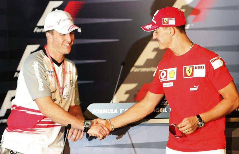 Ralf Schumacher and Michael Schumacher were once teammates and rivals on the F1 grid | Source: GETTY