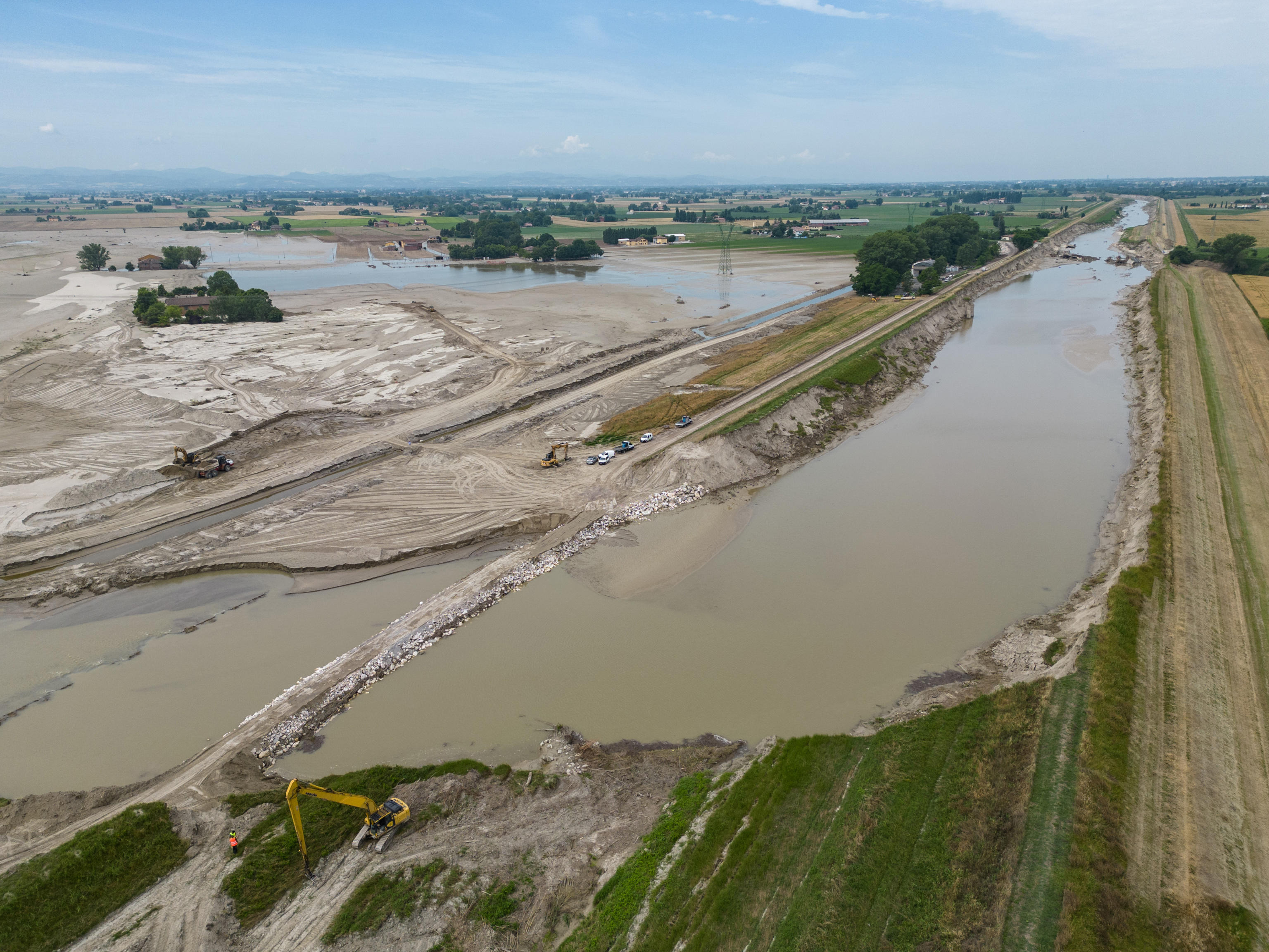 Nel Bolognese il 70% degli interventi post-alluvione concluso o in corso