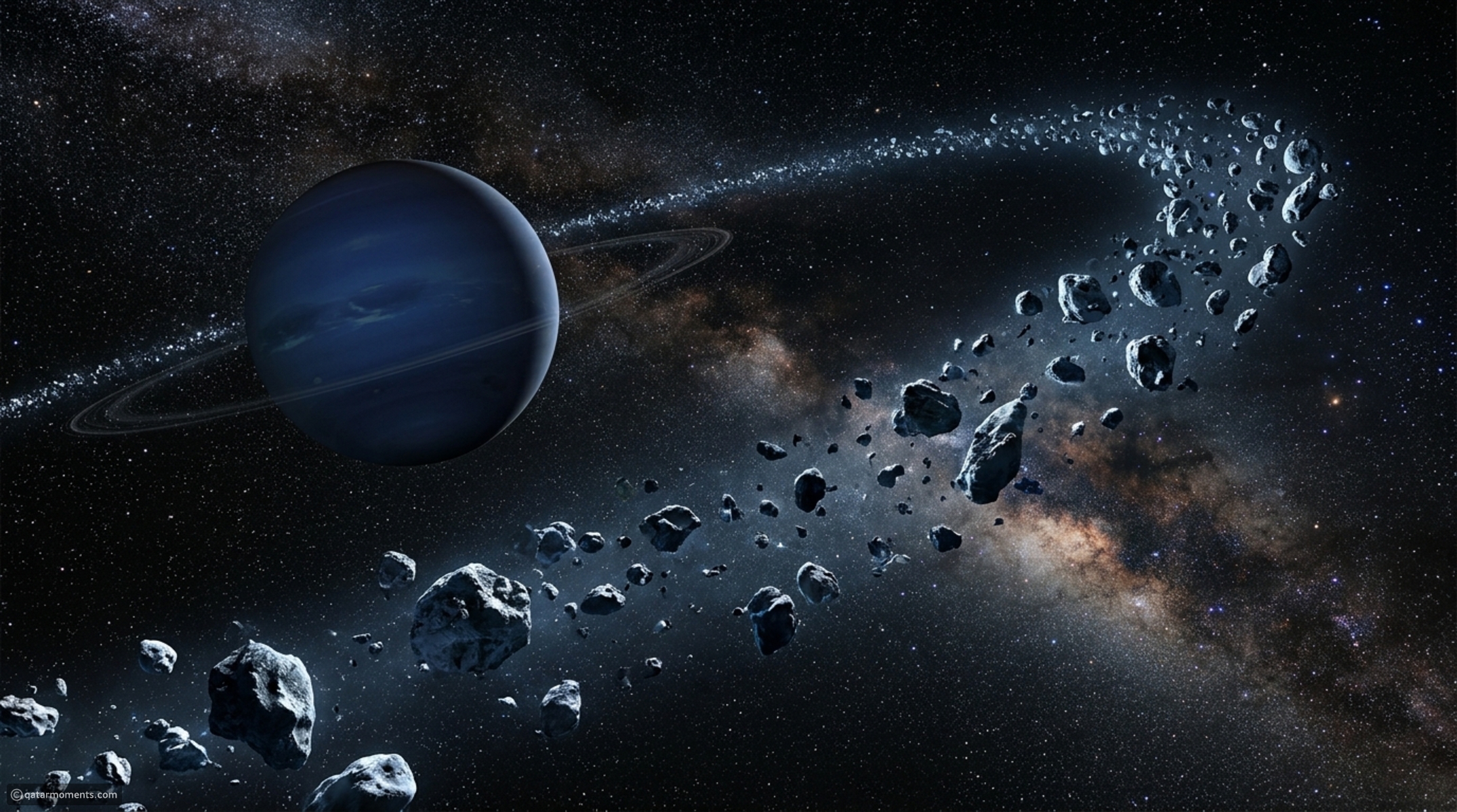 Scientists found something strange orbiting Neptune