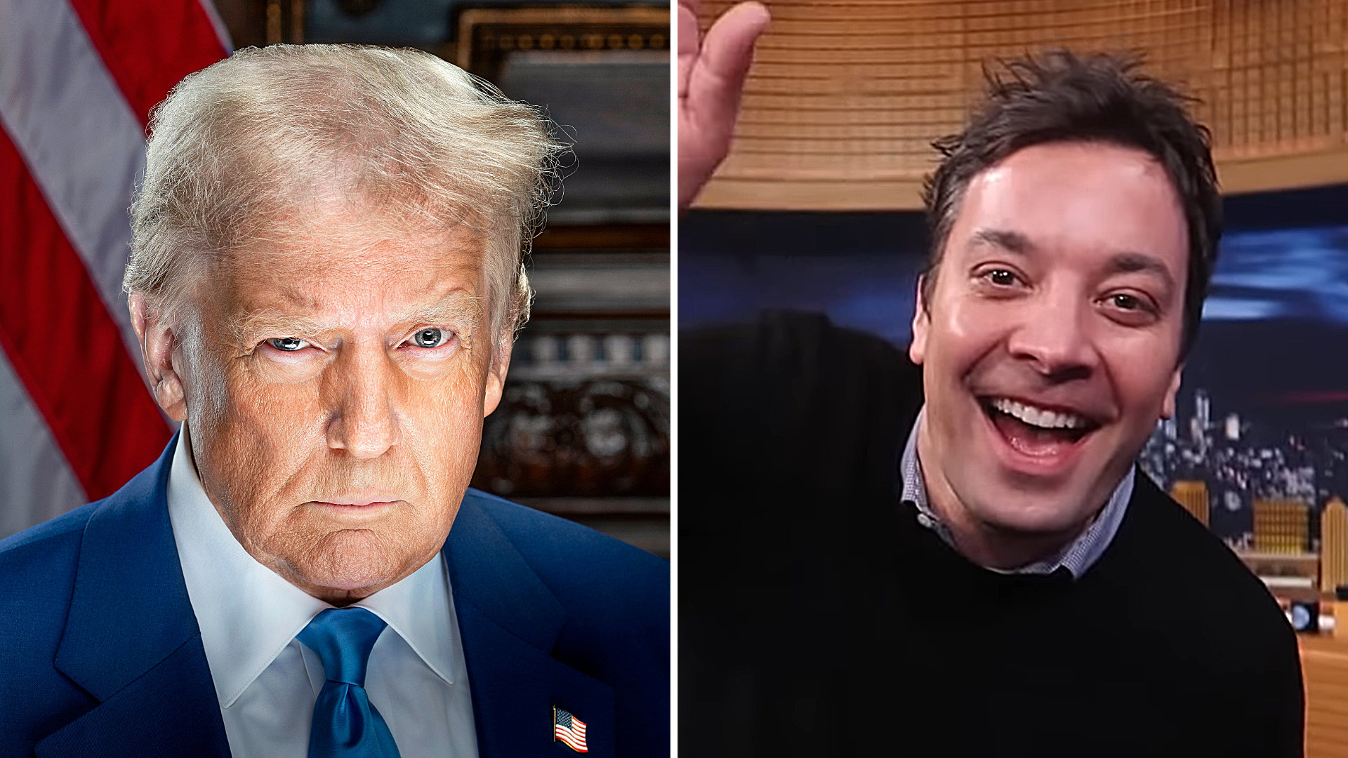 Jimmy Fallon shares his take on Donald Trump’s MAGA makeover