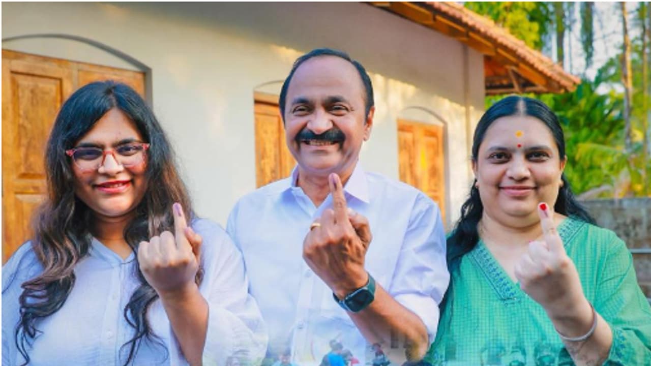 Who is Kerala CM V D Satheesan? Meet his family, wife and daughter