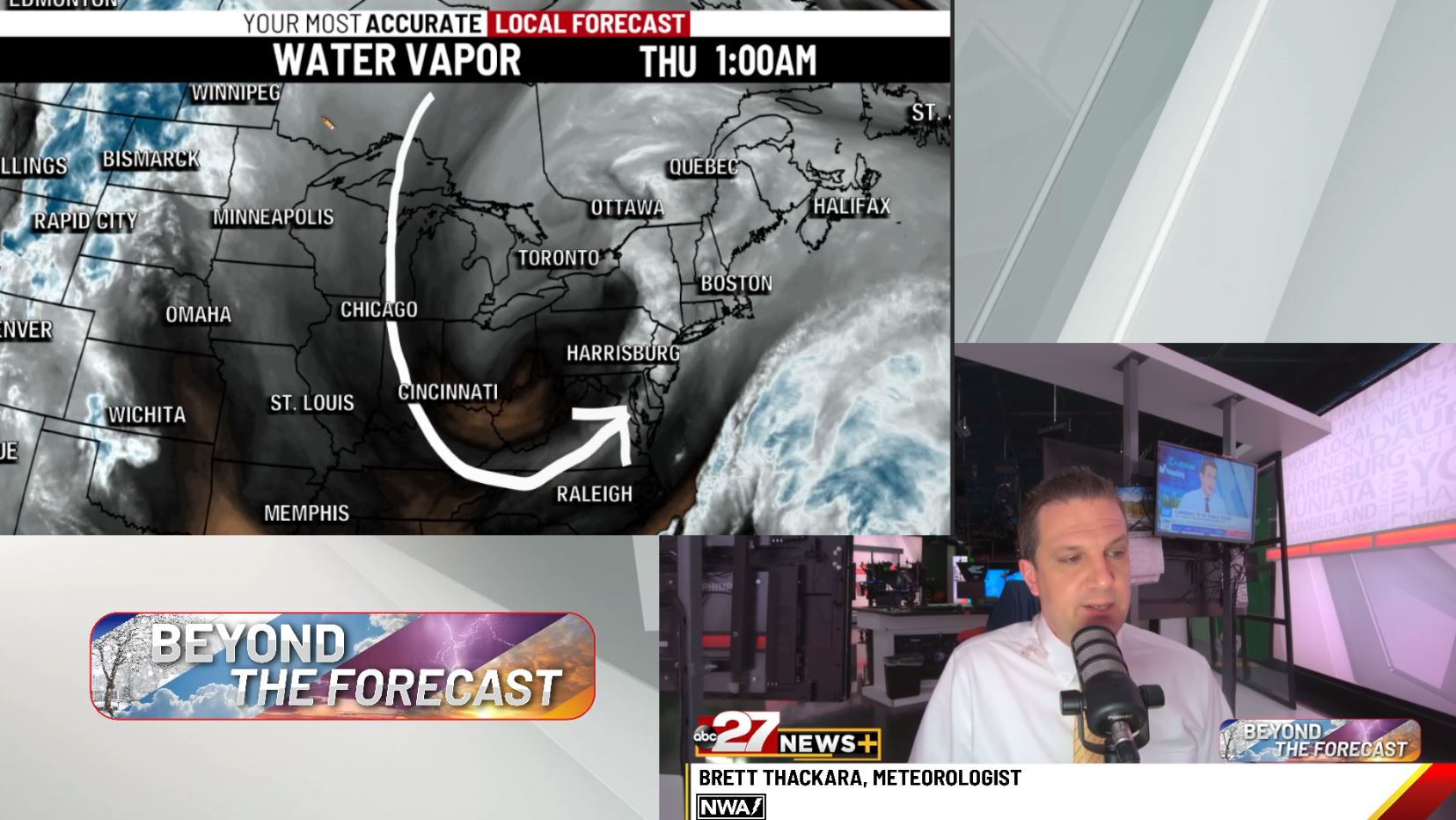 Brett's Thursday beyond the forecast