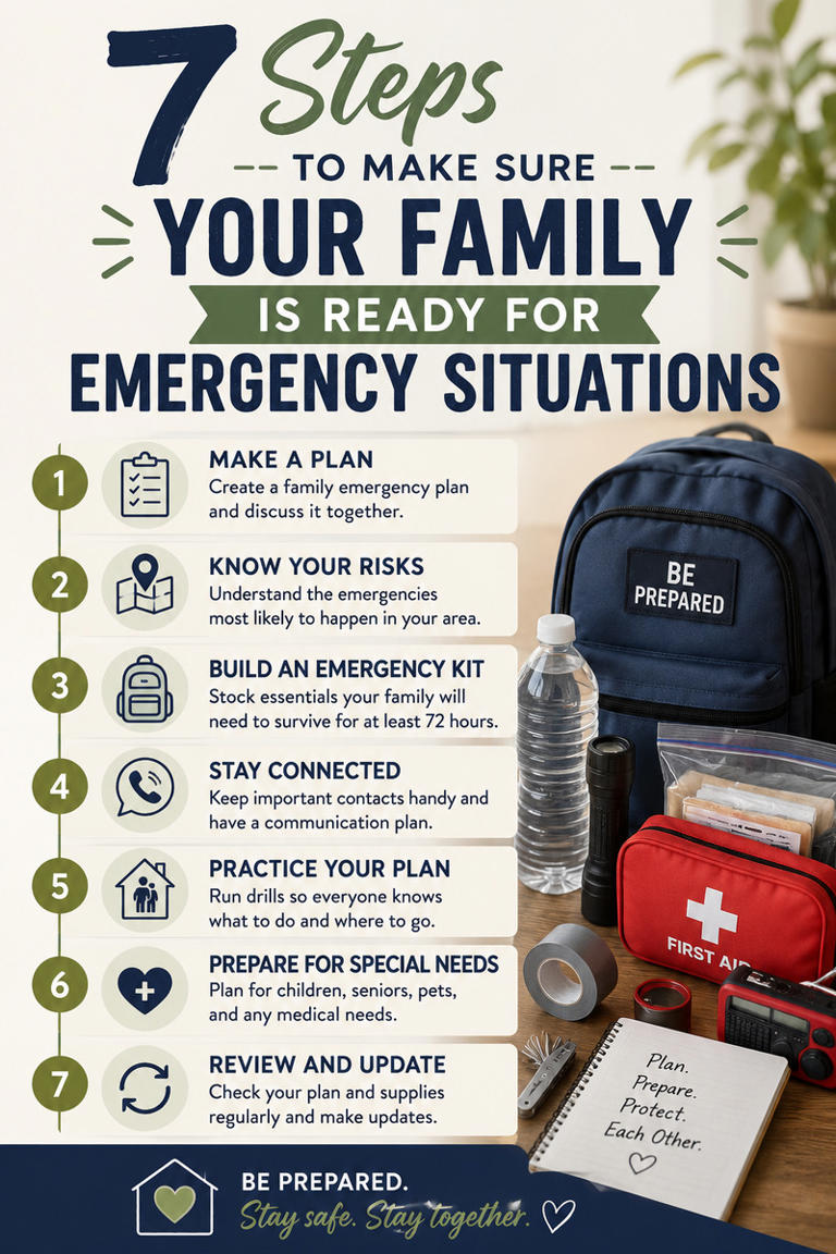 7 steps to make sure your family is ready for emergency situations