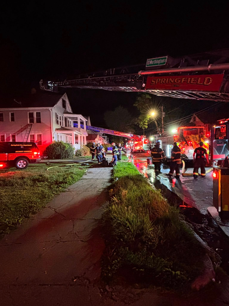 Springfield fire on Ardmore Street leaves seven without a home