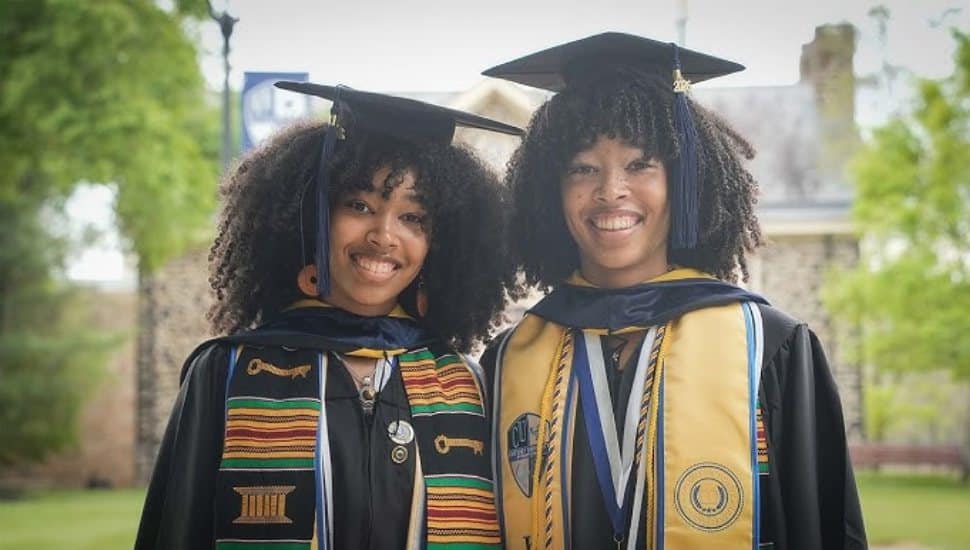 Pair of twins celebrate their Cheyney University graduation as ...