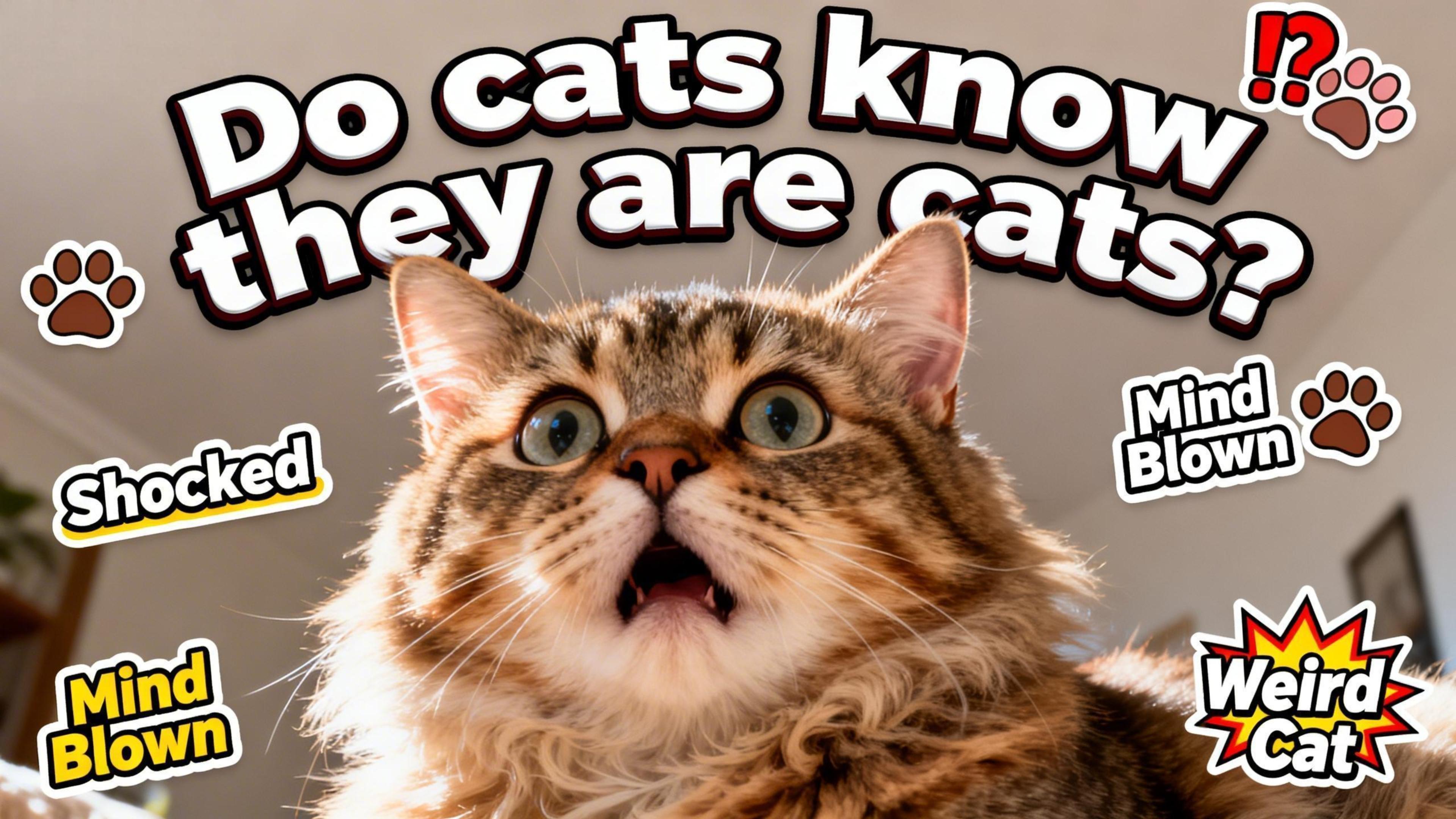 Do cats know they are cats?