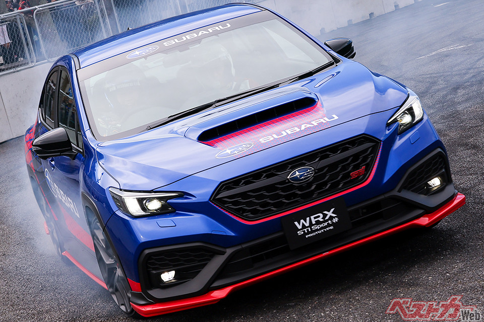 同じMT車でもかなり違う!スバル WRX STI Sport♯はWRX STIの直系モデルではないのか?