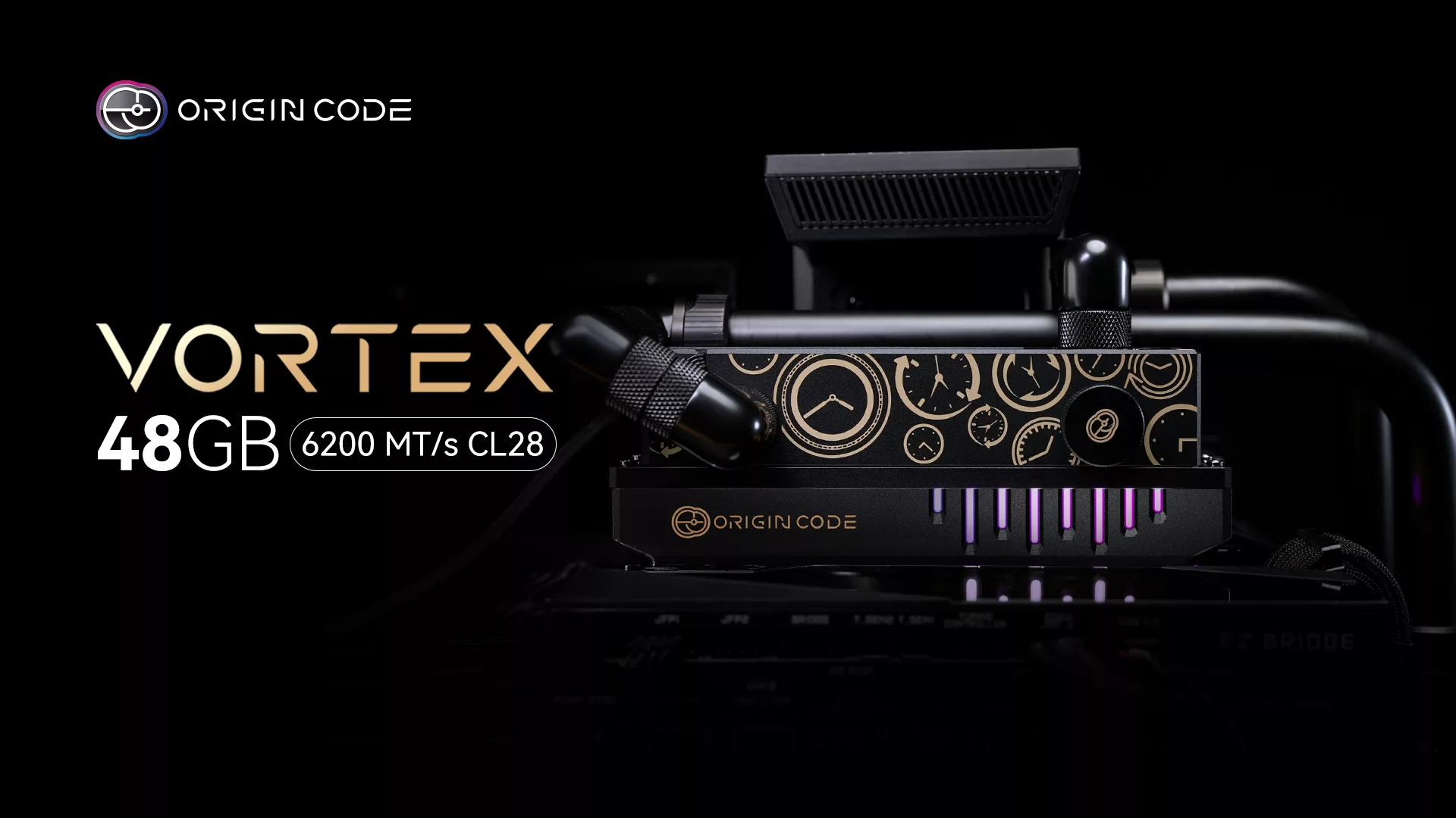 Origin Code unveils 48GB Vortex DDR5-6200 CL28 Meteorite Black and ...