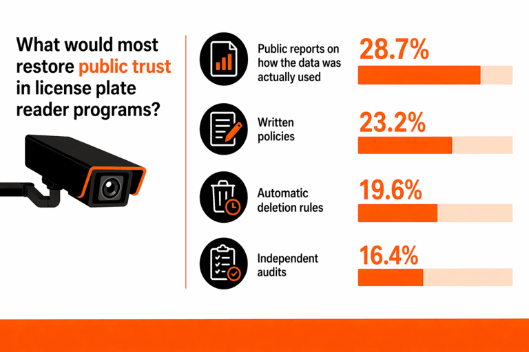 Public aid or public worry? Americans back license plate readers, but ...