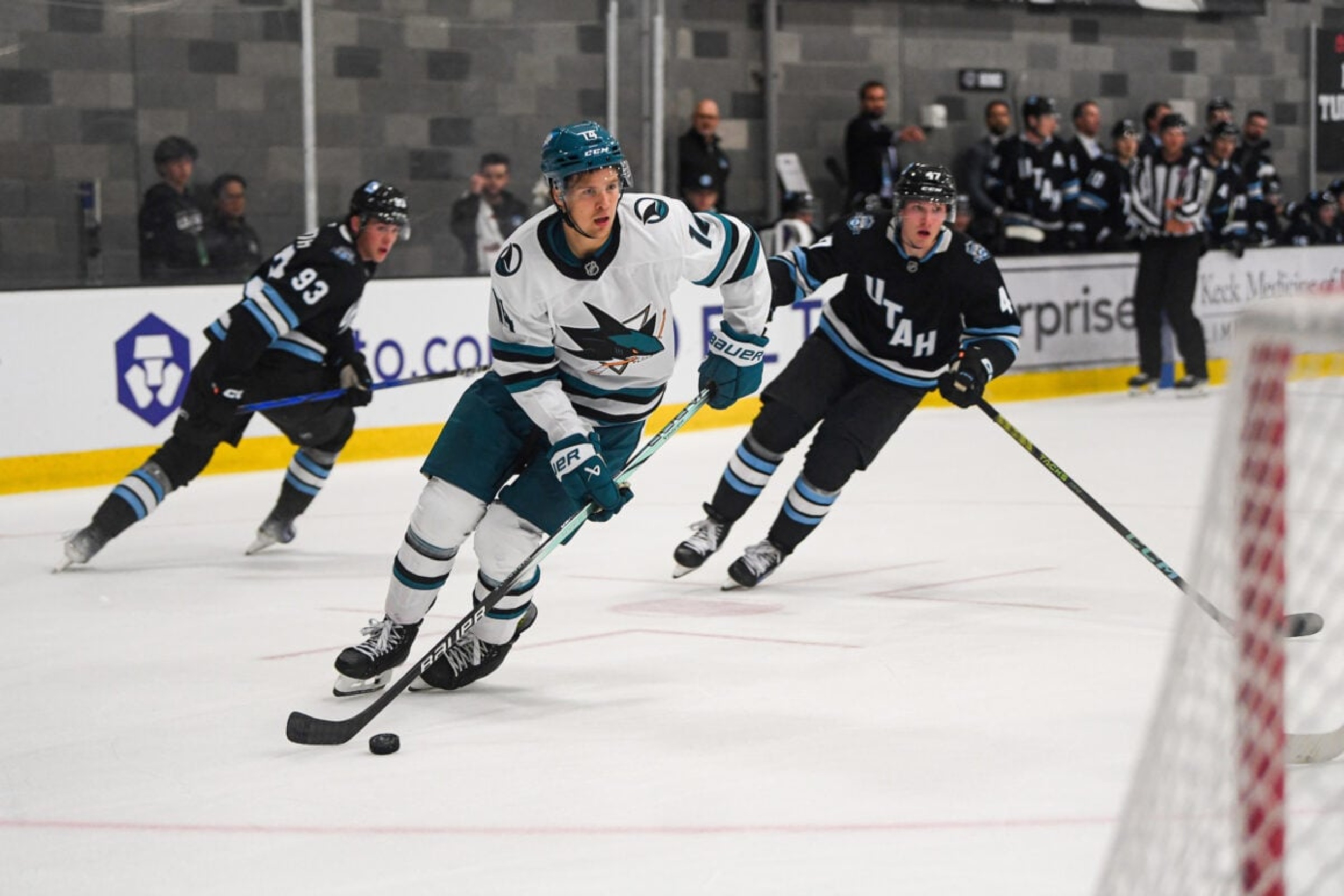 Sharks’ forward and defense prospects in very different places