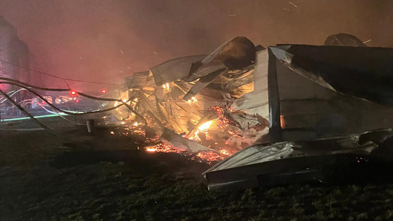 Greene County hog house a total loss after early morning fire