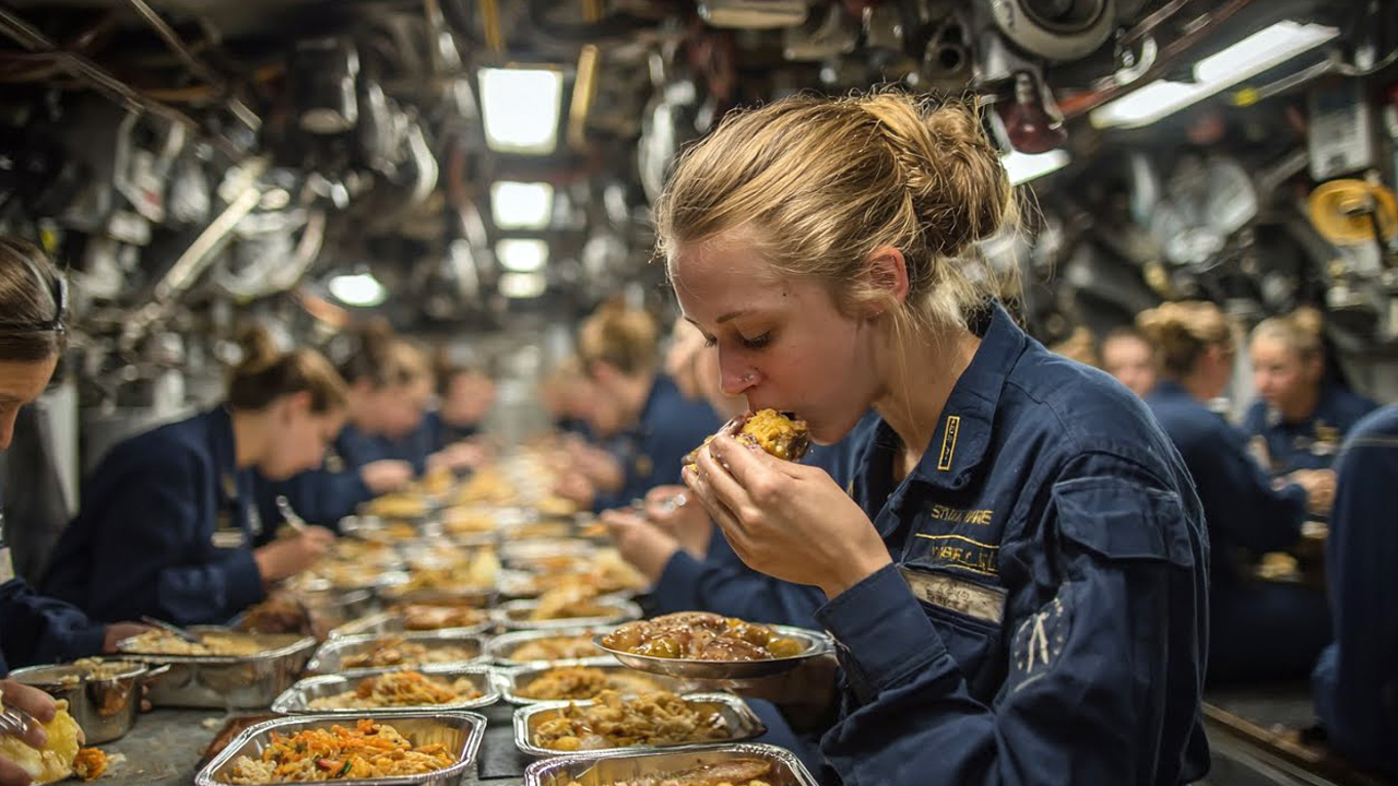 How women really survive 3 months underwater with 150 men on a submarine