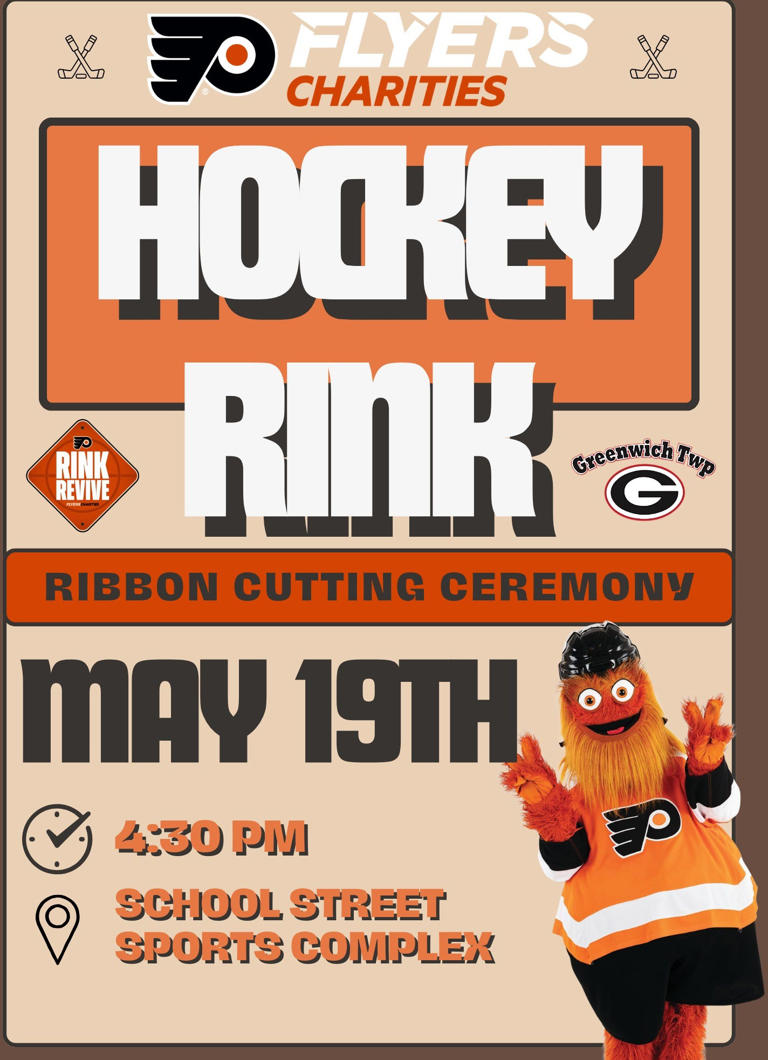 Gibbstown's rink needed repairs, so the Flyers built them a new one