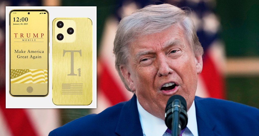 Trump Mobile finally gives update on gold phone after major investor ...
