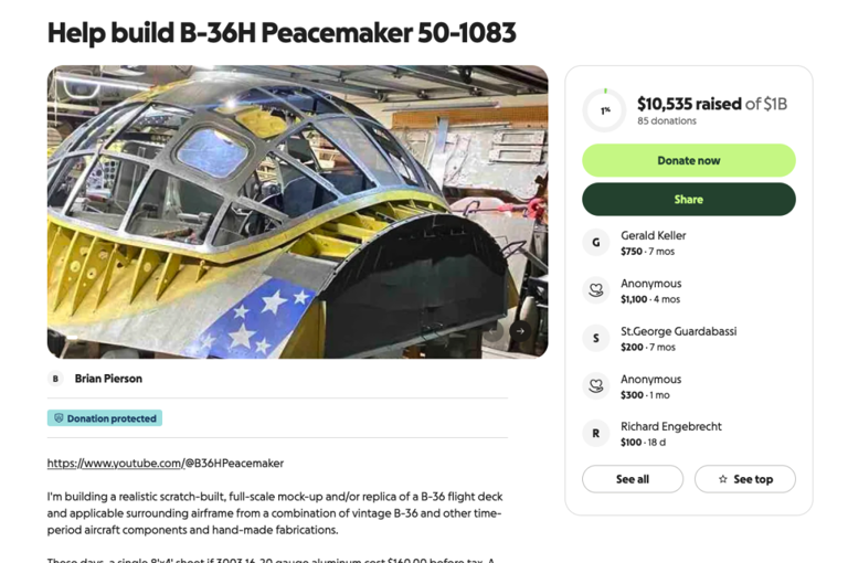 Building the last B-36 - May 2026 update