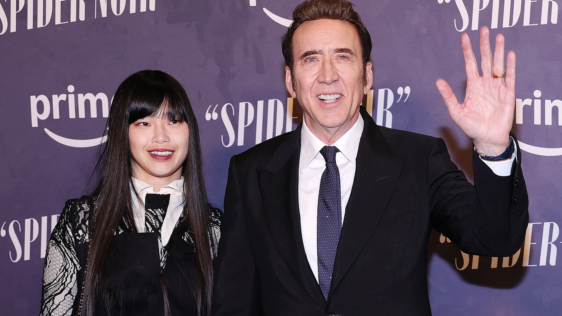 Nicolas Cage and wife Riko Shibata have rare date night at Spider-Noir ...