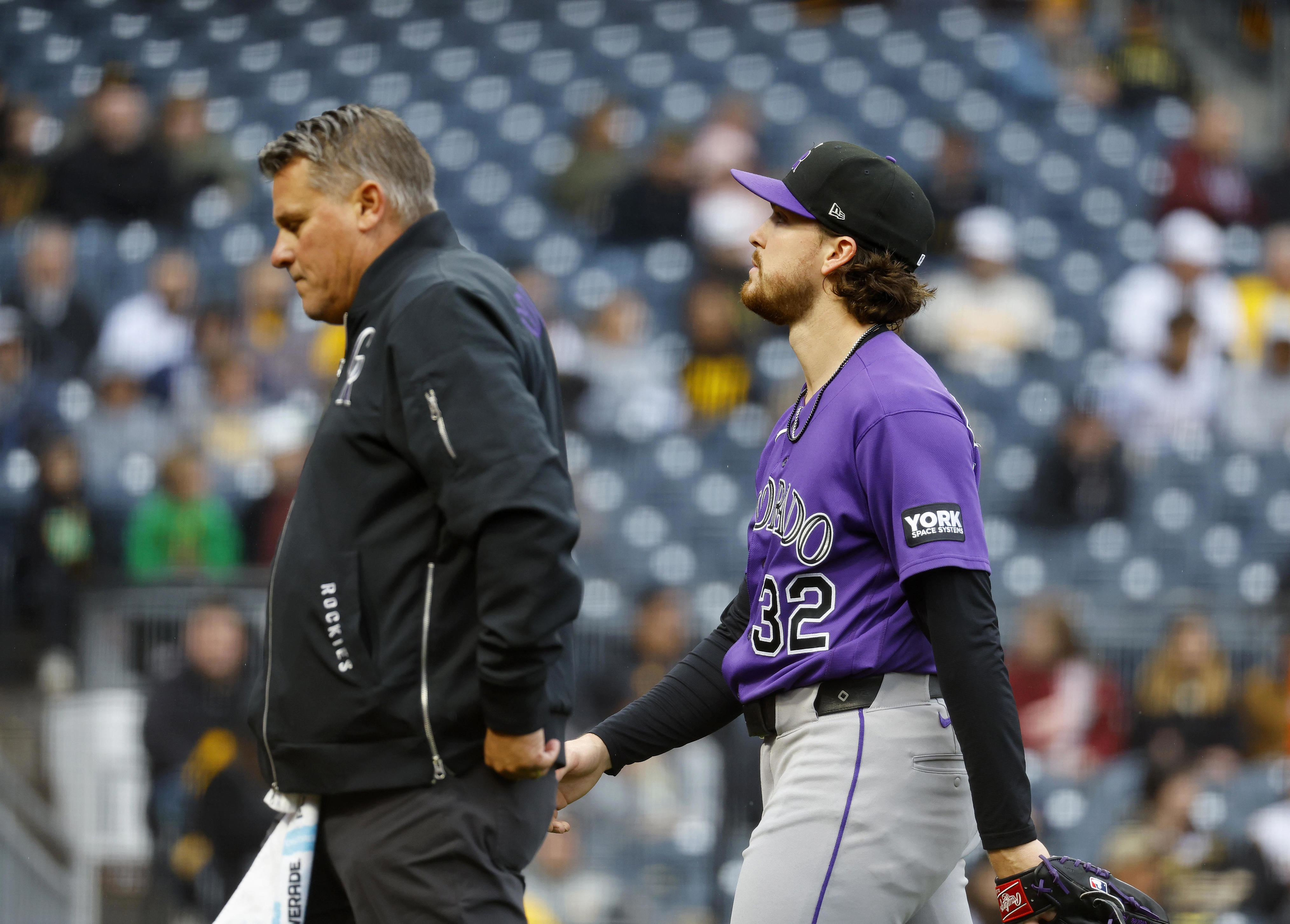 Pirates 7, Rockies 2: Dollander's injury hangs over finale loss