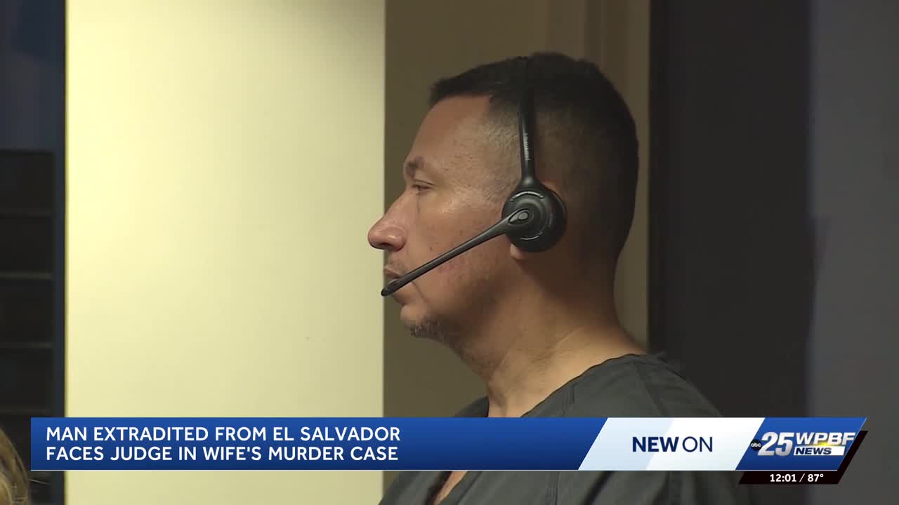 Florida man extradited from El Salvador to face trial in wife’s murder
