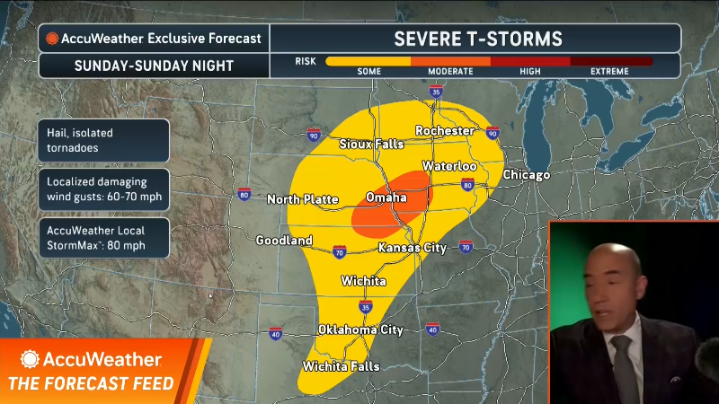 Rounds of severe weather as temperatures surge
