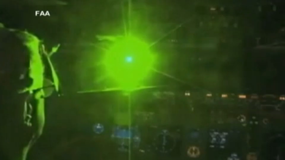 FAA investigating green laser pointed at plane miles away from Newark ...