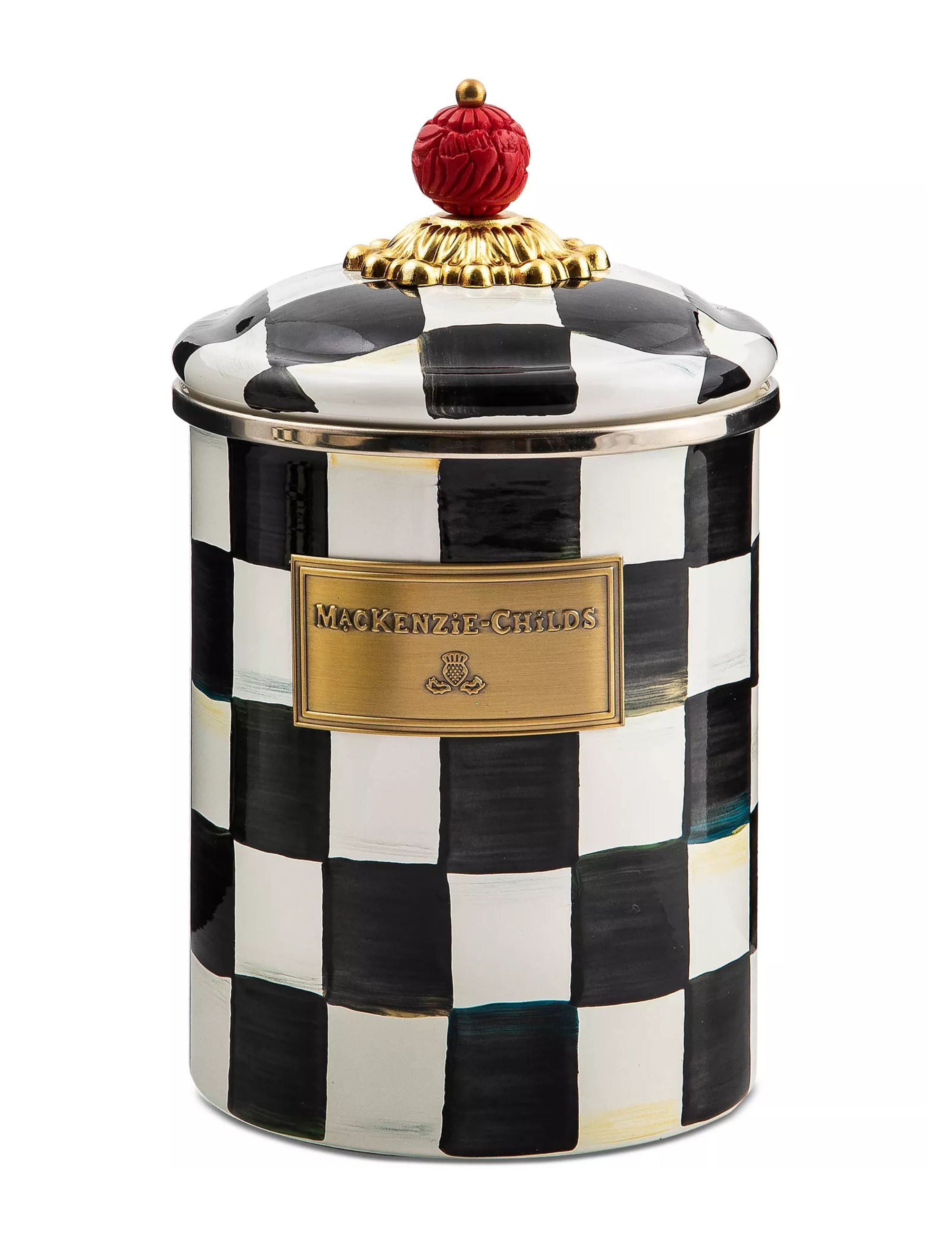 Macy's, MacKenzie-Childs Courtly Check Canister