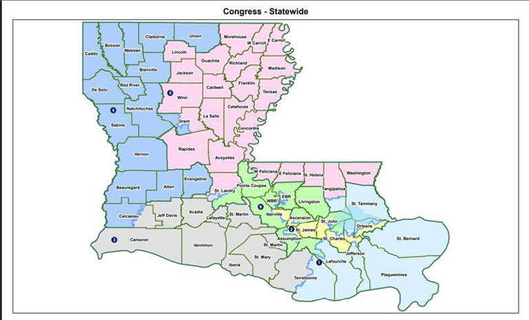 Louisiana lawmakers take up bill that would reduce Black majority ...