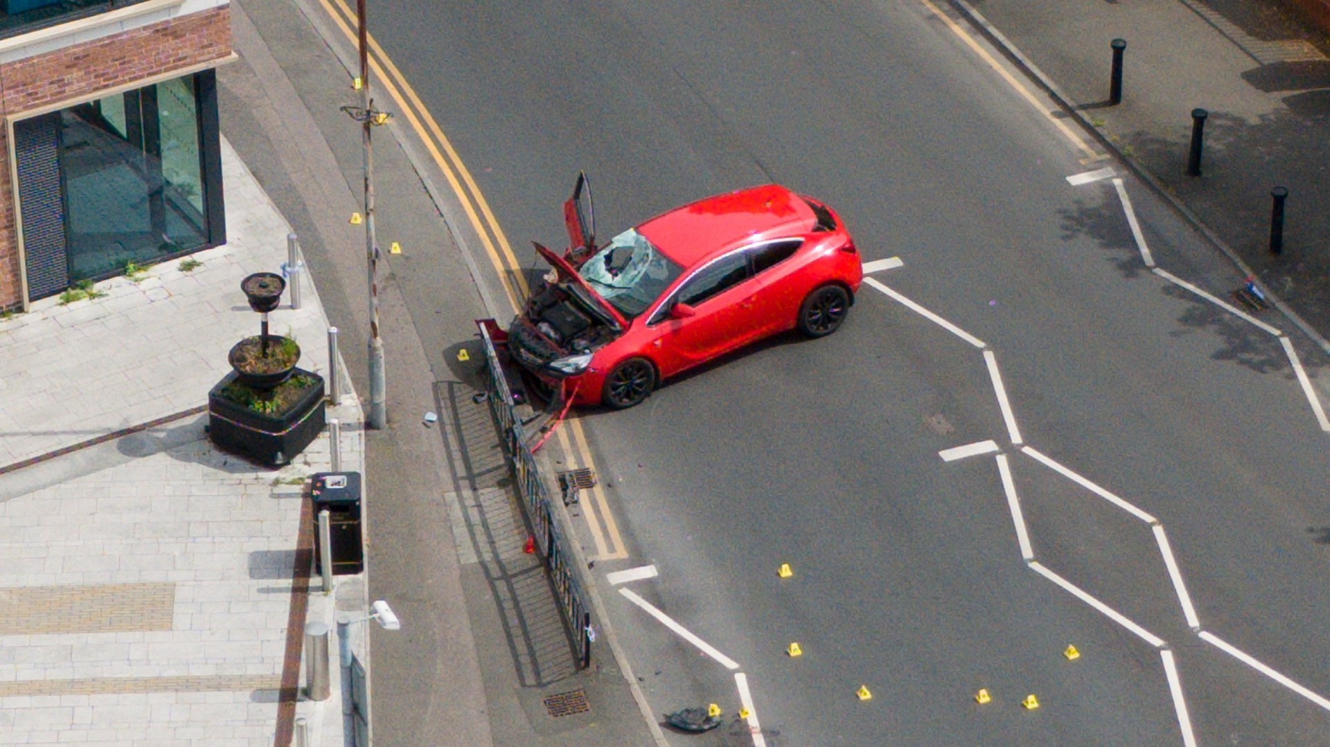 Footballer, 26, dies after car ploughs into crowd in Arnold town centre