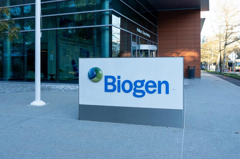 Why is Biogen stock falling Thursday?