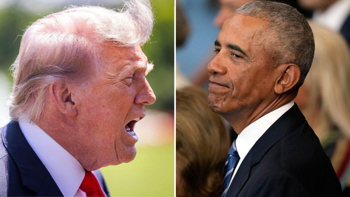 'Arrest them all': Donald Trump accuses 'traitor' Barack Obama of ...