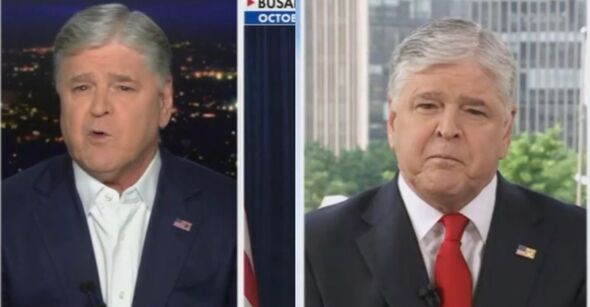 Fox News fans stress 'please get that man some filters' as Sean Hannity ...