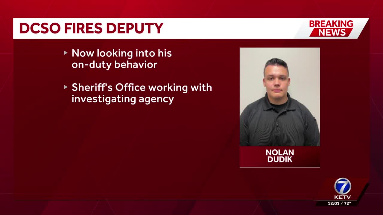 Douglas County Sheriff's Office fires deputy over policy violation