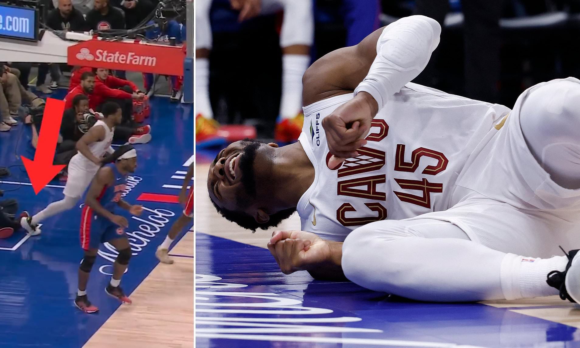 NBA star left in agony after collision with photographer but makes ...