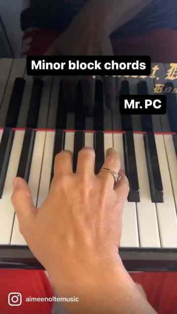 Minor block chords - in practice