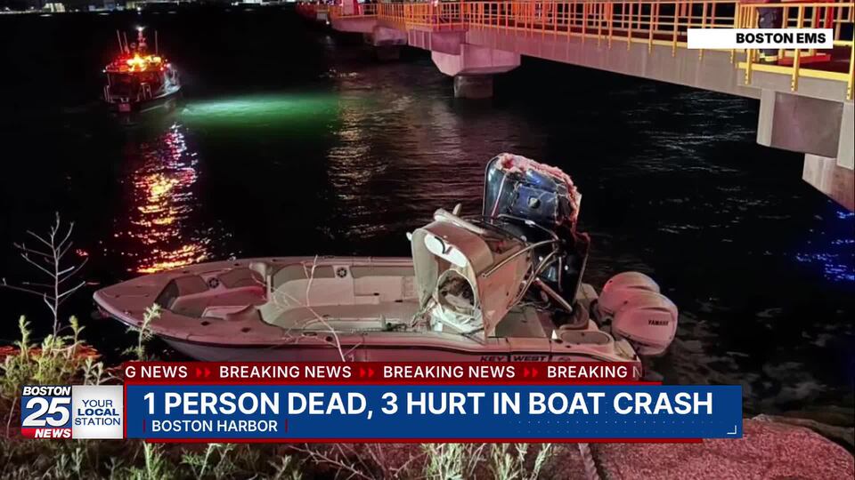 Boat crash in Boston Harbor near Logan Airport leaves woman dead, 3 ...
