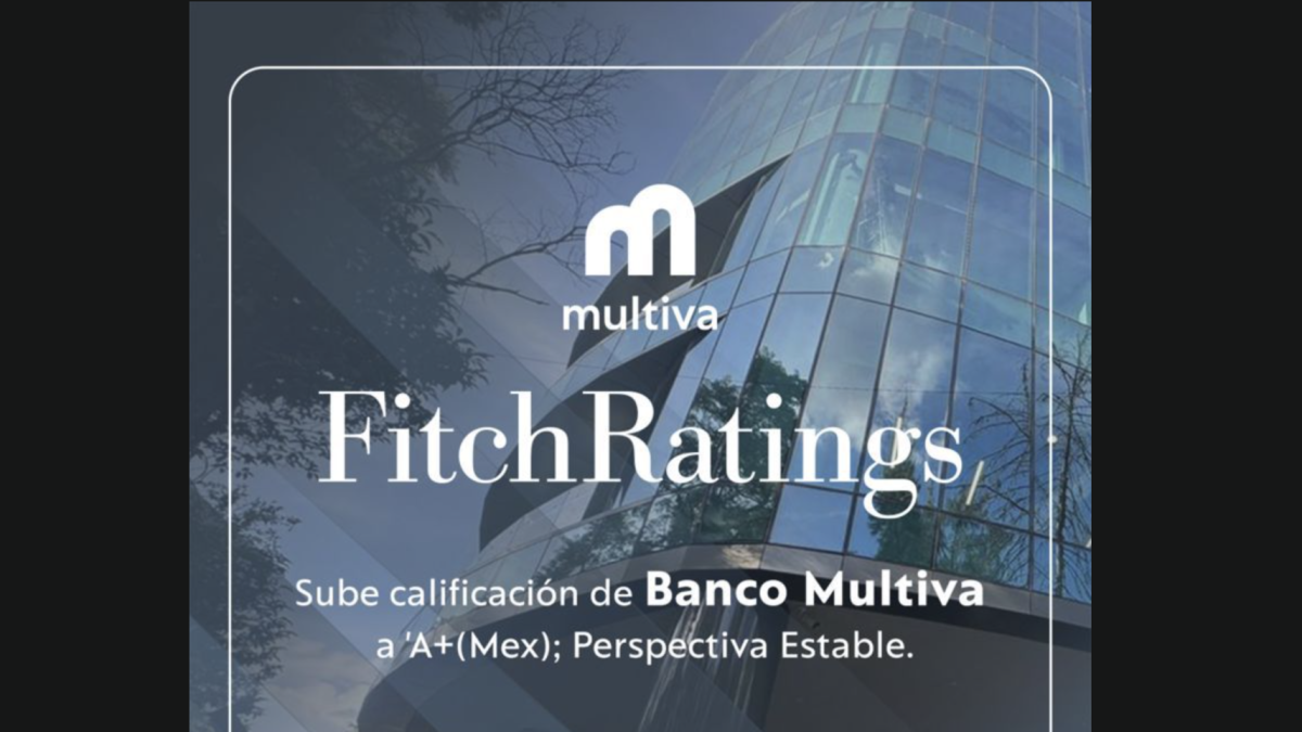 Fitch mejora calificación de Banco Multiva a ‘A+(mex)’