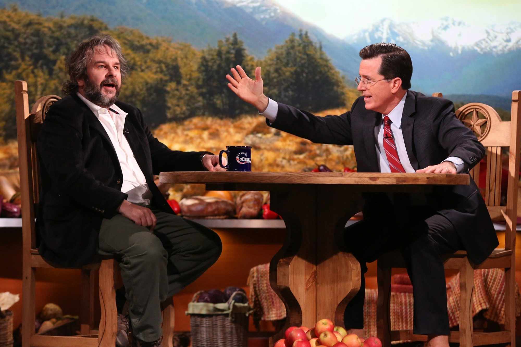 Peter Jackson says Stephen Colbert pitched new 'LOTR' movie before ...